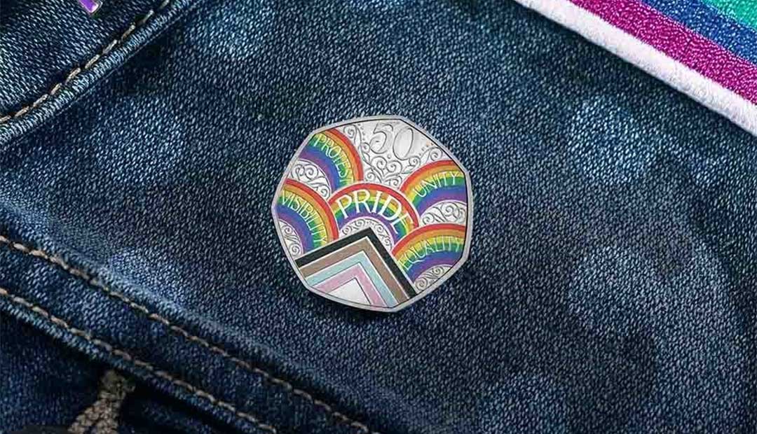 Win A Pride 50p Coloured Coin Pack